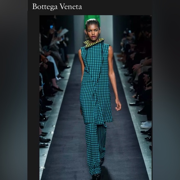 ❤️ NWT BOTTEGA VENETA RUNWAY COLLECTION POLKA DOT PANTS SIZE IT 38 Made in Italy - Picture 2 of 13